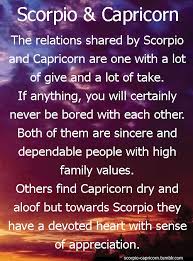 Capricorn Dating A Scorpio Scorpio And Capricorn