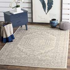 silver square indoor lodge area rug