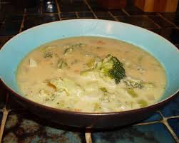 golden creamy broccoli soup recipe