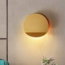 Contemporary Round Metal Wall Sconce