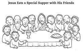 Jesus breaks bread and asks his followers to do this in remembrance of him. Jesus In Last Supper Coloring Page Free Printable Coloring Pages For Kids
