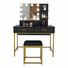 vanity makeup table set with 10led