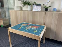 Kids World Map Table Top Sticker Only