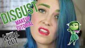 disgust inside out makeup tutorial
