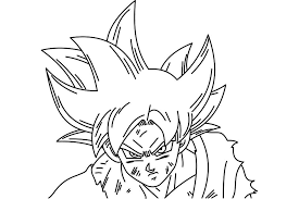 Drawing goku mastered ultra instinct youtube. Line Draw Goku Ultra Instinct Free Image On Pixabay