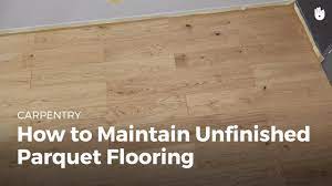 how to maintain unfinished wood