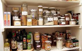 Organize Your Pantry With Glass Jars