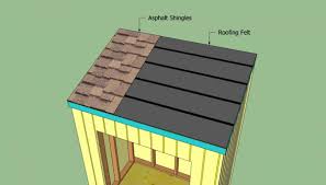 how to build a slanted shed roof
