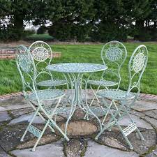 Pale Green Garden Furniture Set