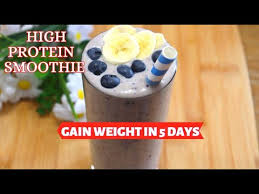 1 minute healthy weight gain smoothie
