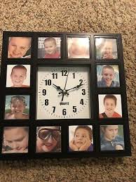 Acrylic Collage Clocks Display Type