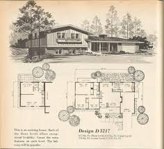 Vintage House Plans Multi Level Homes