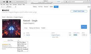 gift a song al playlist on itunes