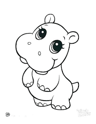 Animals Coloring Pages Printable Cute Page Kids Wild Unicorn