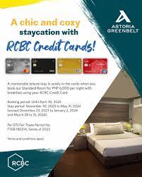rcbc credit cards promo astoria greenbelt