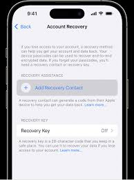 set up an account recovery contact