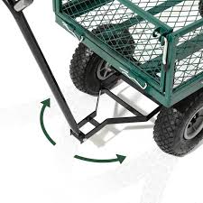 Green Steel Utility Garden Cart