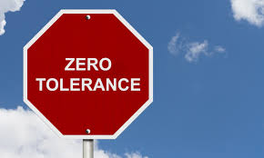 Image result for zero tolerance + images