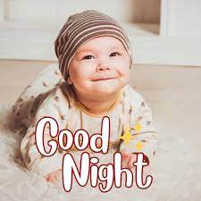 cute good night baby images