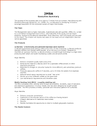 What is a summary on a resume Company Executive Summary Example