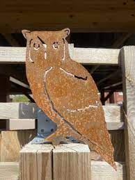 Metal Owl Garden Ornament