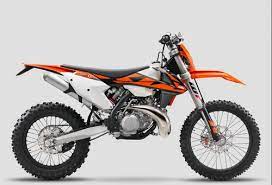 orange ktm 300 exc tpi 2018 dirt bike