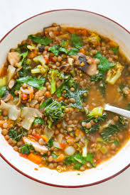 easy lentil vegetable soup homemade