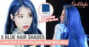 Best overall temporary hair color: 5 Shades Of Blue Hair Look Chic Cool By Going Bold Girlstyle Singapore