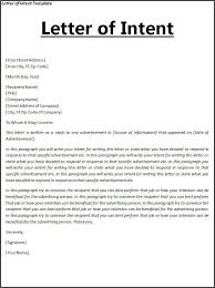 Sample Letter of Intent for Promotion Purposes Template Download