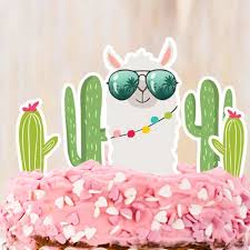 36 pcs fiesta cupcake topper mexican theme cake decoration for mexican themed cactus donkey taco pepper sombrero mustache party decorations. Fiesta Mexican Girl Birthday Cake Name Banner Llama Cake Topper Llama Birthday Llama Party Decor Cake Decorating Supplies Aliexpress