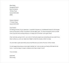Sample Thank You Letter To Employee Who Resigned Free Download Of