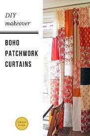 how to sew patchwork curtains