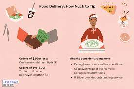 how much to tip pizza delivery drivers