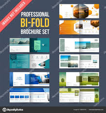Set Of 4 Brochures Designs With Four Pages Designs Template