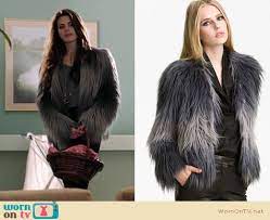 Ombre Faux Fur Jacket On Once Upon