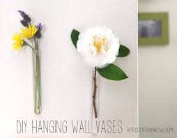 Diy Easy Hanging Wall Vases A Piece