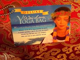 deluxe wai lana yoga mat and bag tote
