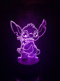Stich definition, a verse or line of poetry. Stitch Lilo And Stich 3d Acrylic Led 7 Colour Night Light Touch Table Lamp Ebay