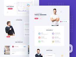 Most often, if you are as sharp as a needle, seeing a person's website, you'll easily tell even more about site owner than he/she wanted to say. Cv Template Designs Themes Templates And Downloadable Graphic Elements On Dribbble