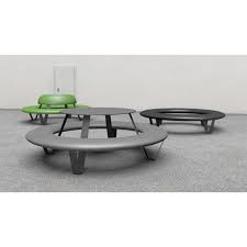 Tisch bank kombination aus recyclingkunststoff. Miramondo Buddy Rund Bank Tisch Kombination Gtsm