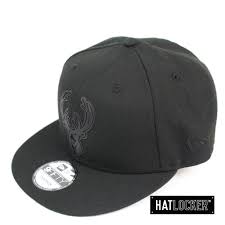 Shop for new milwaukee bucks hats at fanatics. New Era Milwaukee Bucks Bh Series Black On Black Snapback Hat Locker