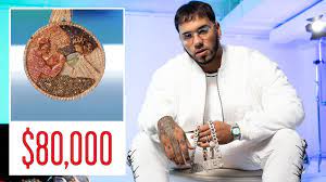 anuel aa shows off his insane jewelry