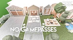 no gamepes family house bloxburg