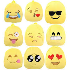 Cute Emoji Face Kid Children Backpack Bag Satchel Variety Style Ls01670