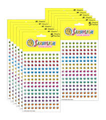 Silver Lead Co Multicolor Bees Chart Stickers 800 Per Pack 12 Packs