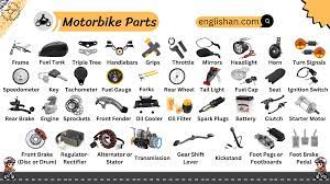 basic parts of motorbike their