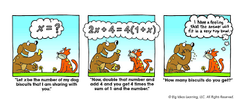 Solving Equations Math Cartoons Big