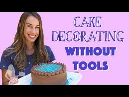 cake decorating without tools and a