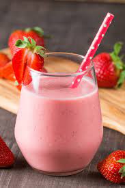strawberry milkshake without ice cream