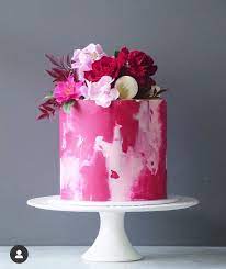 Modern Pink Cake gambar png